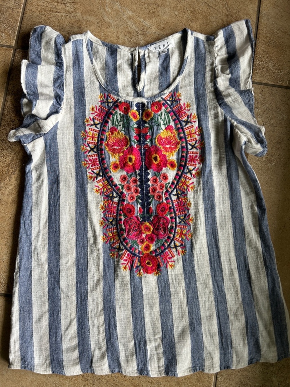 THML Cotton Embroidered Top
